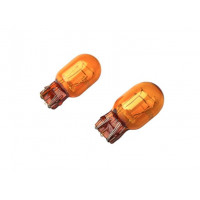 Лампа ДХО галогенная с оранжевым светом и цоколем W21/5W для Веста, Гранта, Рено