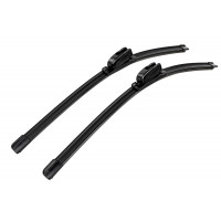 Бескаркасные щетки стеклоочистителя Деталиус 500мм с адаптером типа Крючок для ВАЗ 2108-2115, Ларгус, Нива Тревел, Шевроле Нива, Логан, Дастер, Сандеро