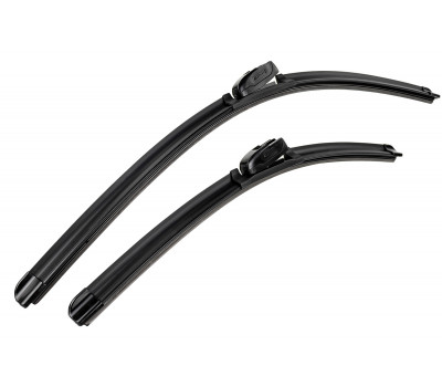 Бескаркасные щетки стеклоочистителя Деталиус 600 и 450мм с адаптером типа Крючок для Веста, Chevrolet, Hyundai, KIA, Renault Duster, Subaru Forester