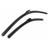 Бескаркасные щетки стеклоочистителя Деталиус 600 и 450мм с адаптером типа Крючок для Веста, Chevrolet, Hyundai, KIA, Renault Duster, Subaru Forester