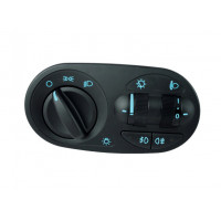 Пересвеченный в голубой блок управления светом с кнопками включения ПТФ для Калина Пересвеченный в голубой блок управления светом с кнопками включения ПТФ для Калина