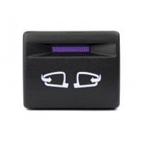 Пересвеченная кнопка электроскладывания зеркал с индикацией для Приора, Калина 2, Гранта, Гранта FL, Нива Легенд Пересвеченная кнопка электроскладывания зеркал с индикацией для Приора, Калина 2, Гранта, Гранта FL, Нива Легенд