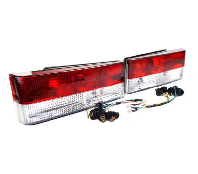 Комплект задних фонарей с красной полосой для ВАЗ 2114, 2113, 2108-21099
