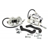 Передние тормоза с переходными пластинами под суппорт 2108 для Лада 4х4, Нива Легенд, Нива Тревел, Шевроле Нива Передние тормоза с переходными пластинами под суппорт 2108 для Лада 4х4, Нива Легенд, Нива Тревел, Шевроле Нива