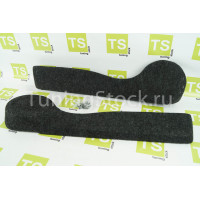 Подиумы на передние двери под динамики 16 см ткань на ВАЗ 2108, 2109, 21099, 2113 с ручными стеклоподъёмниками