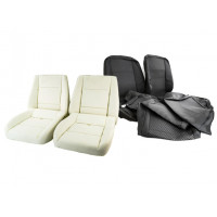 Комплект для сборки сидений с обивкой из черной ткани с центром Трек для Приора хэтчбек, универсал Комплект для сборки сидений с обивкой из черной ткани с центром Трек для Приора хэтчбек, универсал