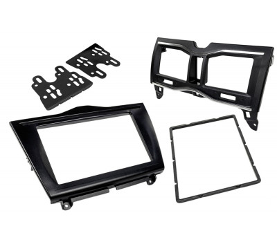 Рамка переходная для установки магнитолы 2DIN набор с рамкой сопла для Гранта FL, Калина 2