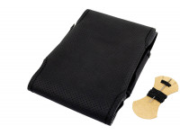 Кожаная оплетка руля Sal-Man анатомической формы с черной строчкой для Лада 4х4 (Нива) Урбан Кожаная оплетка руля Sal-Man анатомической формы с черной строчкой для Лада 4х4 (Нива) Урбан