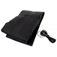 Кожаная оплетка руля Sal-Man анатомической формы с черной строчкой для Гранта 2011-2017 годов