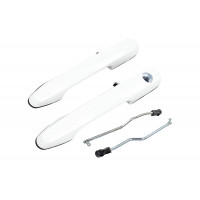 Евроручки дверей Тюн-Авто окрашенные в цвет Белое облако (240) для ВАЗ 2108, 2113 Евроручки дверей Тюн-Авто окрашенные в цвет Белое облако (240) для ВАЗ 2108, 2113