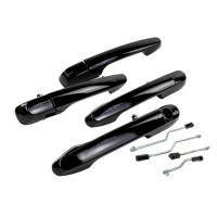 Наружные евроручки дверей Тюн-Авто цвет Пантера (672) для ВАЗ 2109, 21099, 2114, 2115