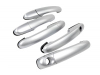 Наружные евроручки дверей Тюн-Авто окрашенные в цвет Снежная королева (690) для Шевроле Нива, Нива Тревел Наружные евроручки дверей Тюн-Авто окрашенные в цвет Снежная королева (690) для Шевроле Нива, Нива Тревел