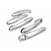 Наружные евроручки дверей Тюн-Авто окрашенные в цвет Снежная королева (690) для Шевроле Нива, Нива Тревел Наружные евроручки дверей Тюн-Авто окрашенные в цвет Снежная королева (690) для Шевроле Нива, Нива Тревел