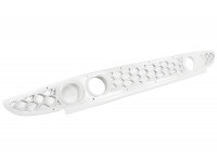 Нижняя решетка переднего бампера Соты под 2 комплекта ПТФ для Приора