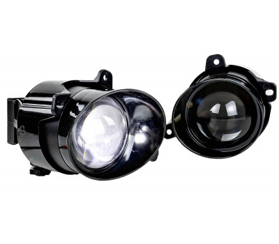 Диодные ПТФ Sal-Man 70 W 16000 lux с защитой от перегрева для Калина, Калина 2, Гранта, Ларгус, Датсун до 2019 года УАЗ Патриот