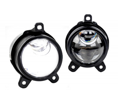 Диодные ПТФ Sal-Man 16000lux (ближний свет 70W и дальний 60W) для Приора, Шевроле Нива с 2009 года, Лада Нива 2123, ГАЗ Газель