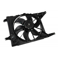 Вентилятор охлаждения BYSUN PARTS с кожухом под кондиционер для 16 кл Ларгус Вентилятор охлаждения BYSUN PARTS с кожухом под кондиционер для 16 кл Ларгус