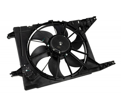 Вентилятор охлаждения BYSUN PARTS с кожухом под кондиционер для 16 кл Ларгус Вентилятор охлаждения BYSUN PARTS с кожухом под кондиционер для 16 кл Ларгус