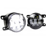Диодные ПТФ Sal-Man 7 полос (ближний свет 60W и дальний 50W) 5800-5000lux для Веста, Веста NG, Гранта FL, Иксрей, Ларгус FL, Нива Урбан, Рено