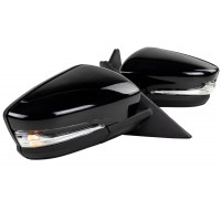 Боковые механические зеркала АТП в стиле Гранты с повторителями поворотников, окрашенные в цвет и адаптированные для ВАЗ 2110-2112, Приора Боковые механические зеркала АТП в стиле Гранты с повторителями поворотников, окрашенные в цвет и адаптированные для ВАЗ 2110-2112, Приора