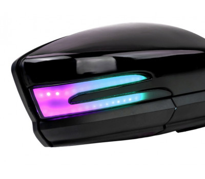 Боковые механические зеркала АТП в стиле Гранты с Мультиплазма повторителем AMG-style, адаптированные для Лада 4х4, Нива Легенд