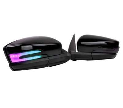 Боковые электрозеркала Лифтбек с обогревом и Мультиплазма повторителем в стиле AMG для Гранта, Гранта FL, Калина, Калина 2, Датсун