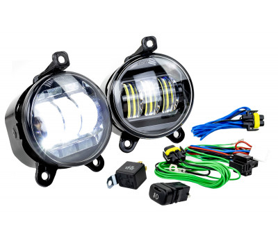 Комплект подключения противотуманных фар ML Auto Light Technology с ПТФ Sal-Man 65W для Шевроле Нива рестайлинг