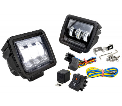 Комплект подключения противотуманных фар ML Auto Light Technology с ПТФ Sal-Man 60W для ВАЗ 2101-2107, Лада 4х4 (Нива) до 2019 года