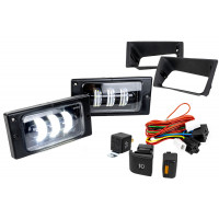 Комплект подключения противотуманных фар с ПТФ Sal-Man 65W и рамками для ВАЗ 2110-2112