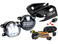 Комплект подключения противотуманных фар ML Auto Light Technology, ПТФ Sal-Man 65W с рамками для Веста NG