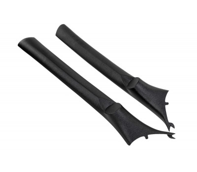 Облицовки стоек ветрового окна (лобового стекла) VS-Avto АвтоСоната черные под пищалки (направлены на стекло) для Гранта, Гранта FL, Калина 2