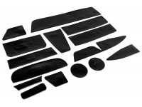 Силиконовые коврики панели приборов и консоли Sport черные для Гранта (2011-2017) Силиконовые коврики панели приборов и консоли Sport черные для Гранта (2011-2017)