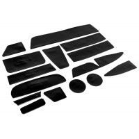 Силиконовые коврики панели приборов и консоли Sport черные для Гранта (2011-2017) Силиконовые коврики панели приборов и консоли Sport черные для Гранта (2011-2017)