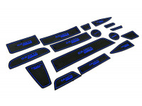 Силиконовые коврики панели приборов и консоли Sport черно-синие Гранта первого поколения (СО) Силиконовые коврики панели приборов и консоли Sport черно-синие Гранта первого поколения (СО)