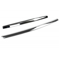 Комплект Хром планок (сабель) на капот и задний номер для Приора седан, хэтчбек Комплект Хром планок (сабель) на капот и задний номер для Приора седан, хэтчбек