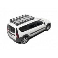 Багажник экспедиционный Техносфера Трофи с сеткой без передней перекладины на рейлинги для Ларгус Багажник экспедиционный Техносфера Трофи с сеткой без передней перекладины на рейлинги для Ларгус