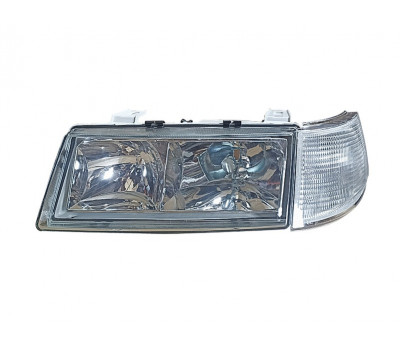 Левая блок-фара ML под Bosch с гладким стелом и тонированным поворотником для ВАЗ 2110-2112