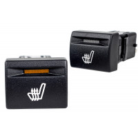 Кнопки обогрева сидений (2 шт) с белой подсветкой и оранжевой индикацией для Гранта FL, Нива Легенд Кнопки обогрева сидений (2 шт) с белой подсветкой и оранжевой индикацией для Гранта FL, Нива Легенд