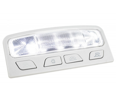 Передний светлый диодный плафон салона ML с малым разъемом и подсветкой кнопок для Гранта, Гранта FL, Калина, Калина 2, Приора, Датсун Передний светлый диодный плафон салона ML с малым разъемом и подсветкой кнопок для Гранта, Гранта FL, Калина, Калина 2, Приора, Датсун