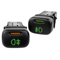 Комплект кнопок включения противотуманных фар с зеленой подсветкой для Калина, ВАЗ 2113-2115, Шевроле Нива Комплект кнопок включения противотуманных фар с зеленой подсветкой для Калина, ВАЗ 2113-2115, Шевроле Нива