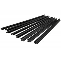 Полный комплект бархоток (уплотнителей опускных стекол) нового образца для Шевроле Нива, Нива Тревел Полный комплект бархоток (уплотнителей опускных стекол) нового образца для Шевроле Нива, Нива Тревел