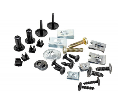 Комплект крепления передних и задних брызговиков для Калина, Калина 2, Гранта, Гранта FL, Датсун