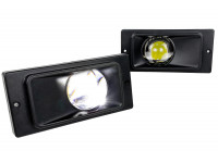 Диодные ПТФ Sal-Man 13000 lux 60 W с линзой для ВАЗ 2110-2112, 2113-2115, Шевроле Нива до рестайлинга 2009 года