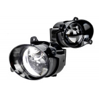 Диодные ПТФ Sal-Man 16000lux (ближний 70 W, дальний 60 W) для Калина, Калина 2, Гранта, Ларгус, Датсун до 2019 года, УАЗ Патриот