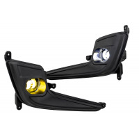 Диодные двухцветные ПТФ Sal-Man 50W 8600lux (бело-синий 6000К и желтый 3000К) для KIA Rio 3 2011-2015 года Диодные двухцветные ПТФ Sal-Man 50W 8600lux (бело-синий 6000К и желтый 3000К) для KIA Rio 3 2011-2015 года