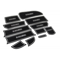 Силиконовые коврики панели приборов и консоли черно-белые для Калина 1 (2004-2012) Силиконовые коврики панели приборов и консоли черно-белые для Калина 1 (2004-2012)