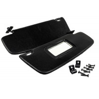 Черные солнцезащитные козырьки с крепежом для Калина 1