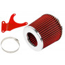 Красный воздушный фильтр нулевого сопротивления с кронштейном для 16-клапанных Гранта, Гранта FL, Калина, Калина 2, Приора, Приора 2, ВАЗ 2110-2112, 2113, 2114 Супер-Авто
