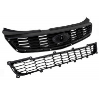 Оригинальные решетки радиатора и бампера для Приора SE, 2