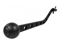 Ручка КПП удлиненная черная GTS Крести для ВАЗ 2101, 2102, 2103, 2104, 2105, 2106, 2107, Нива 4х4